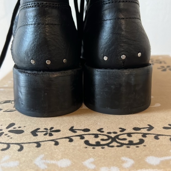 Free People We The Free Jesse Lace Up Boots.  Size 38 / 8. - Picture 8 of 13